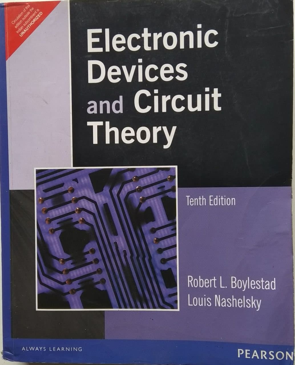 Electronic Devices And Circuits Theory 10th Edition By Robert L. Boylestad & Louis Nashelsky
