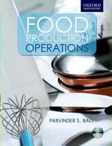 Food Production Operations By Parvinder S. Bali