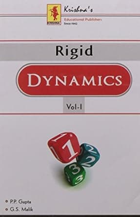 Rigid Dynamics Vol-I | By  P P Gupa | 2024 Edition | English Medium | Krishna Prakashan