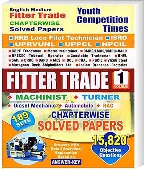 Youth Competition Times ITI FITTER TRADE Volume-1 | CHAPTERWISE SOLVED PAPERS | ENGLISH MEDIUM