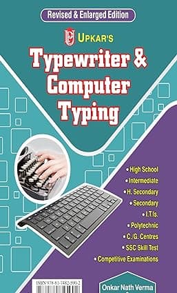 Typewriter And Computer Typing Both English And Hindi Medium, By Onkar Nath Verma & Anshul Verma 