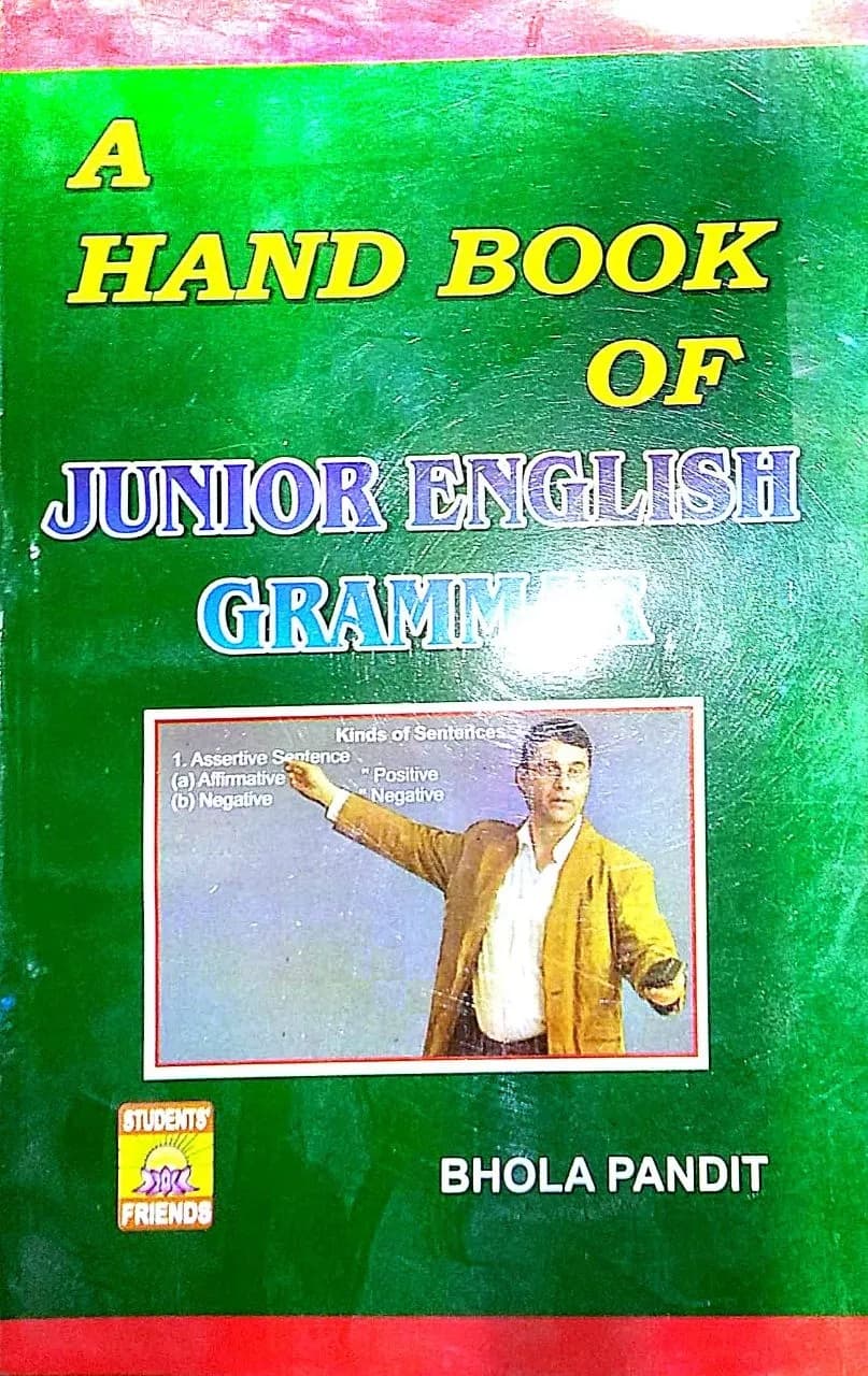 A Hand Book Of Junior English Grammar