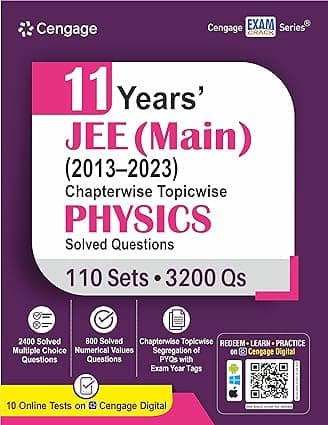 11 Years JEE (Main) (2013-2023) Chapterwise Topicwise Physics Solved Questions