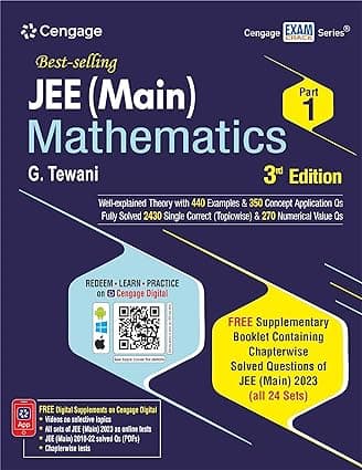 JEE (Main) Mathematics: Part 1 By G. Tewani 