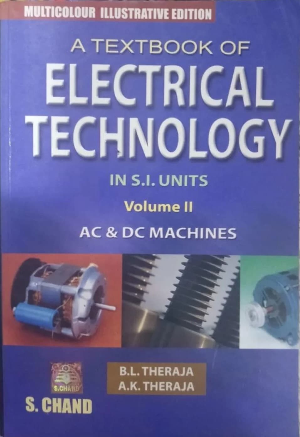 Textbook Of Electrical Technology : Ac And Dc Machines (volume - 2) By B L Theraja & AK Theraja