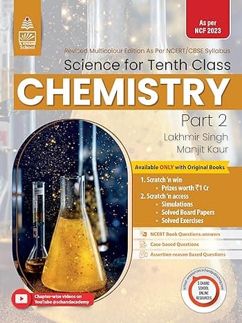 Science for 10th Class Part - 2 Chemistry S. Chand Publication By Lakhmir Singh & Manjit Kaur