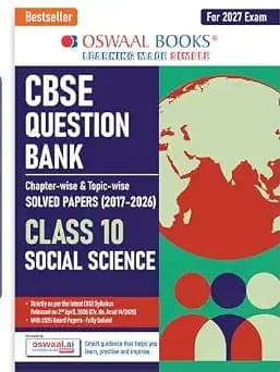 Oswaal CBSE Class 10 Social Science Question Bank | Chapter & Topic-wise Solved Papers By Oswaal Expert Team