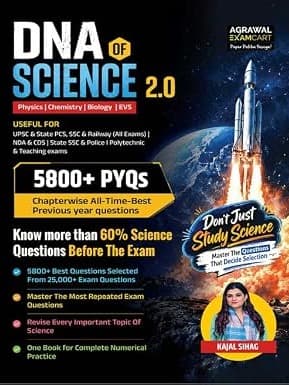 Examcart DNA of Science 2.0 PYQs Book By Kajal Sihag